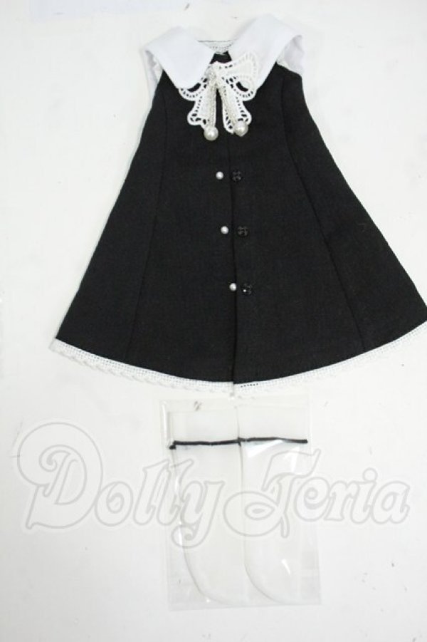 画像1: MDD/OF:KAGIKAKKO様製 セーラーカラーワンピース Y-26-04-22-093-WT-ZY (1)