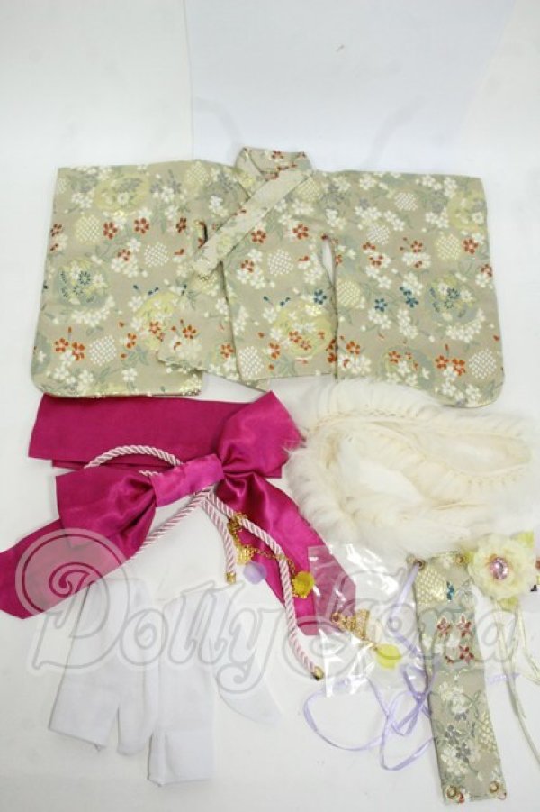 画像4: MDD/OF:「桜本屋」様製 華麗短い和服《煌》 Y-26-04-22-091-WT-ZY (4)