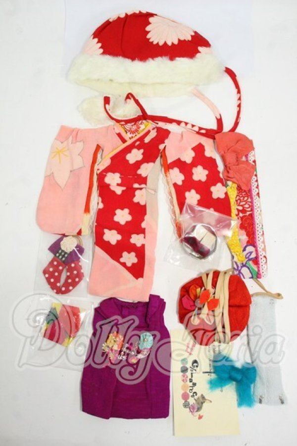 画像1: ネオブライス/OF:chimachoco様製 着物セット Y-26-04-22-145-WT-ZY (1)