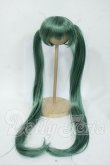 画像1: 8-9inch/ウィッグ　初音ミクウィッグ Y-26-04-29-101-WT-ZY (1)