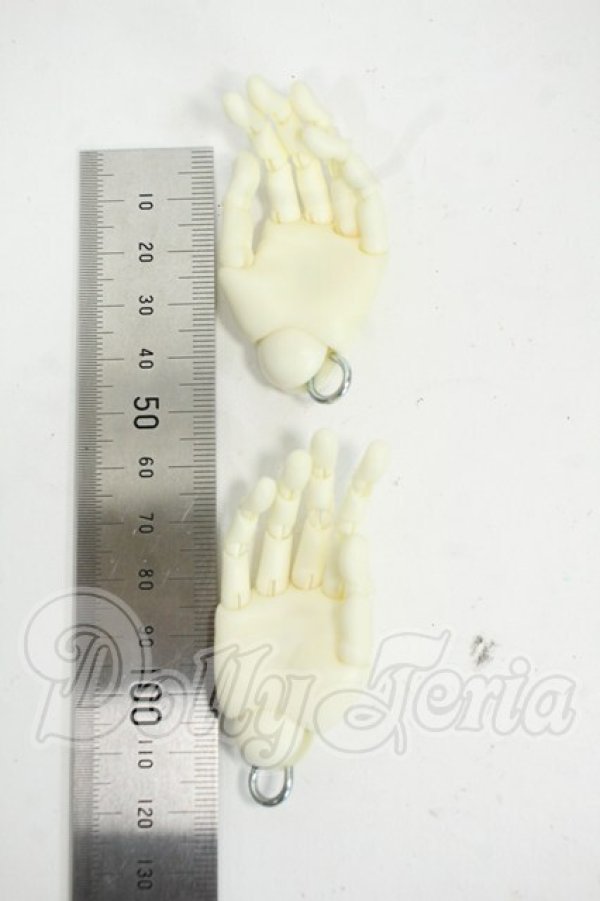画像2: 60cmドール可動ハンドパーツ Y-26-04-29-080-WT-ZY (2)