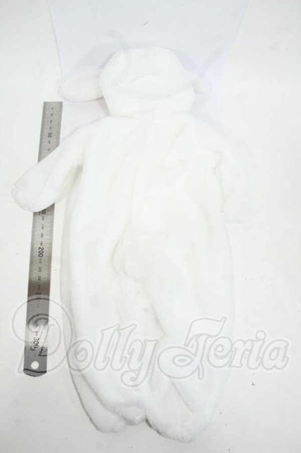 画像2: MSD＆MDD/OF:ふわふわしろうさぎさんパジャマ・ミニ Y-26-04-29-252-WT-ZY (2)