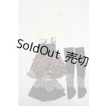 画像: DD/OF:天使のころも:レイヤードチェックワンピセット Y-26-05-15-203-WT-ZY