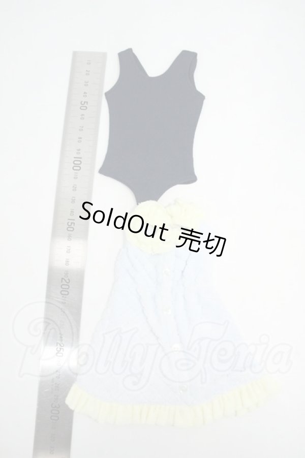 画像2: MDD/OF:天使のころも:スク水&タオルワンピセット Y-26-05-15-205-WT-ZY (2)