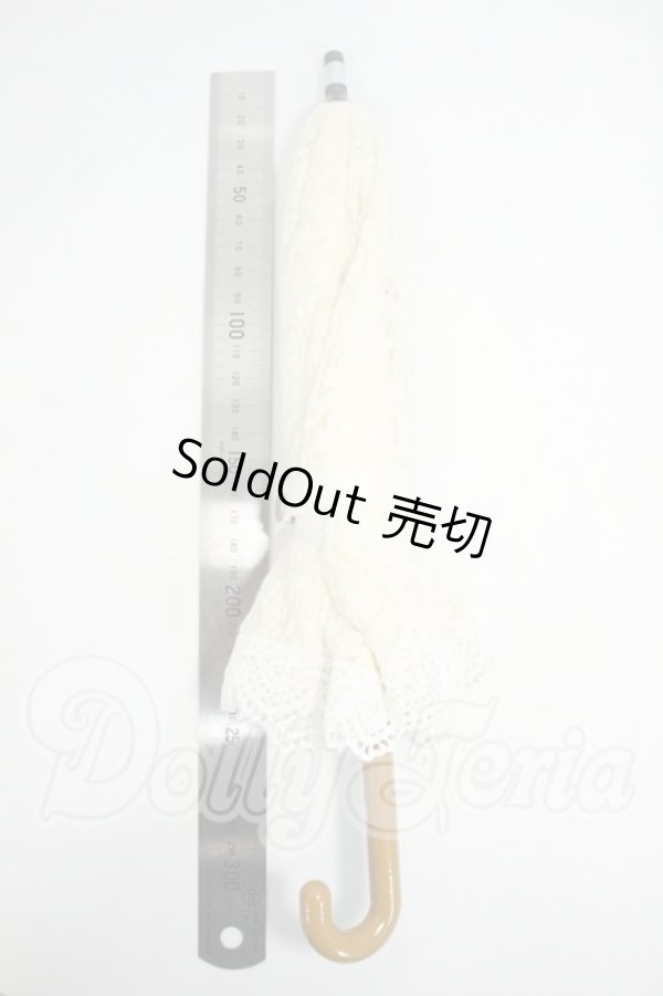 画像2: SD・DD/アンティーク風レース日傘:VOLKS製 Y-26-05-15-092-WT-ZY (2)