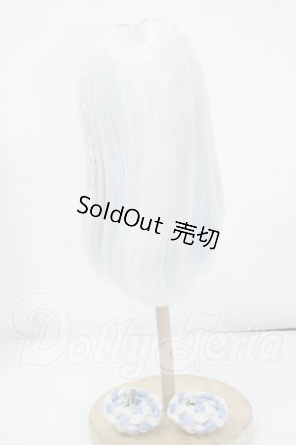 画像2: 8-9inch/Pigg Doll様製 ウィッグ Y-26-05-15-242-WT-ZY (2)