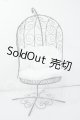 画像: DOLL MORE/1/4 Scale Bird Cage Style Iron Chair (Black/White) Y-26-05-22-202-WT-ZY