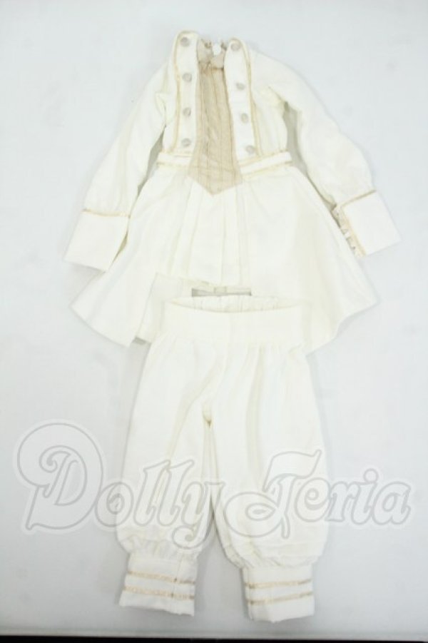 画像1: SDGrB＆SD13男の子/OF:velvet*paw様製 衣装セット Y-26-05-22-073-WT-ZY (1)