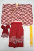 画像1: MDD/OF:女学生袴セット(緋色)・ミニ Y-26-05-29-022-WT-ZY (1)