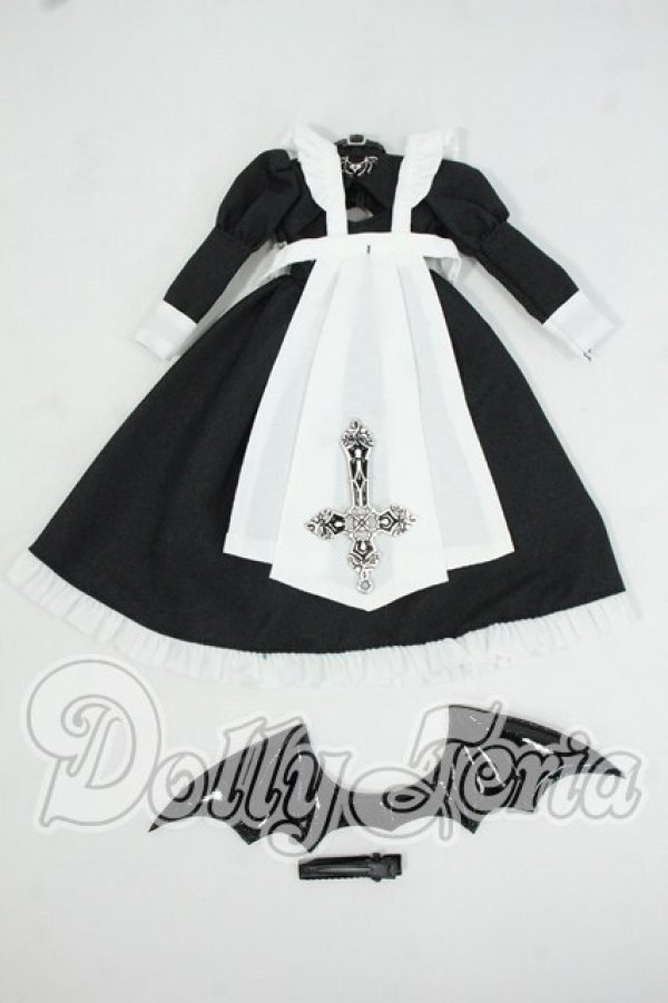 画像1: MOOWOOART/OF:永夜刻痕(えいやこくこん):メイド服 Y-26-05-29-124-WT-ZY (1)
