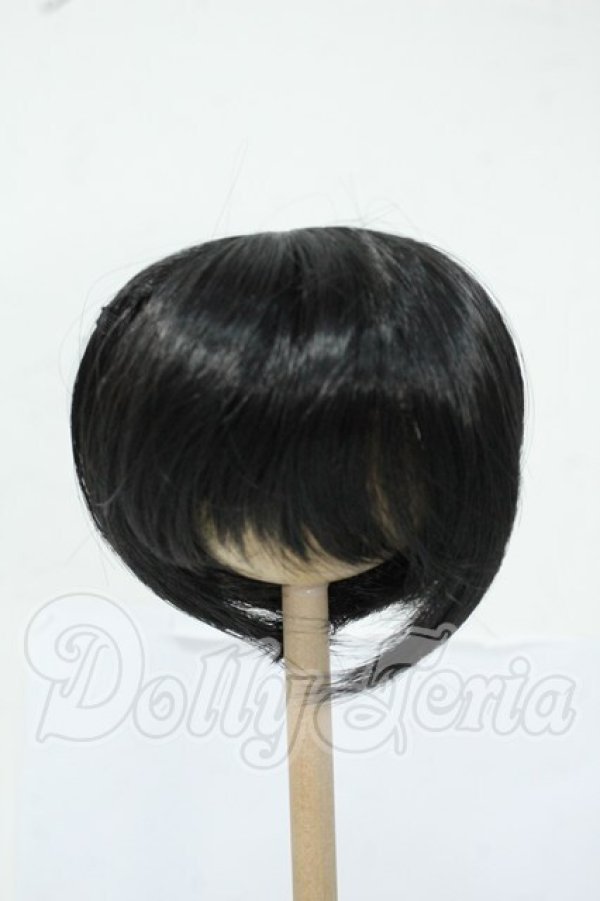 画像1: 8-9inch/DollGa製 ウィッグ Y-26-06-02-153-WT-ZY (1)