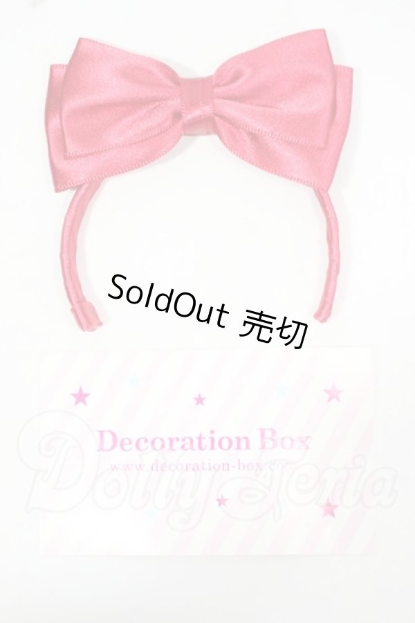 画像1: DD/OF:Decoration Box製:リボンカチューシャ Y-26-06-09-173-WT-ZY (1)