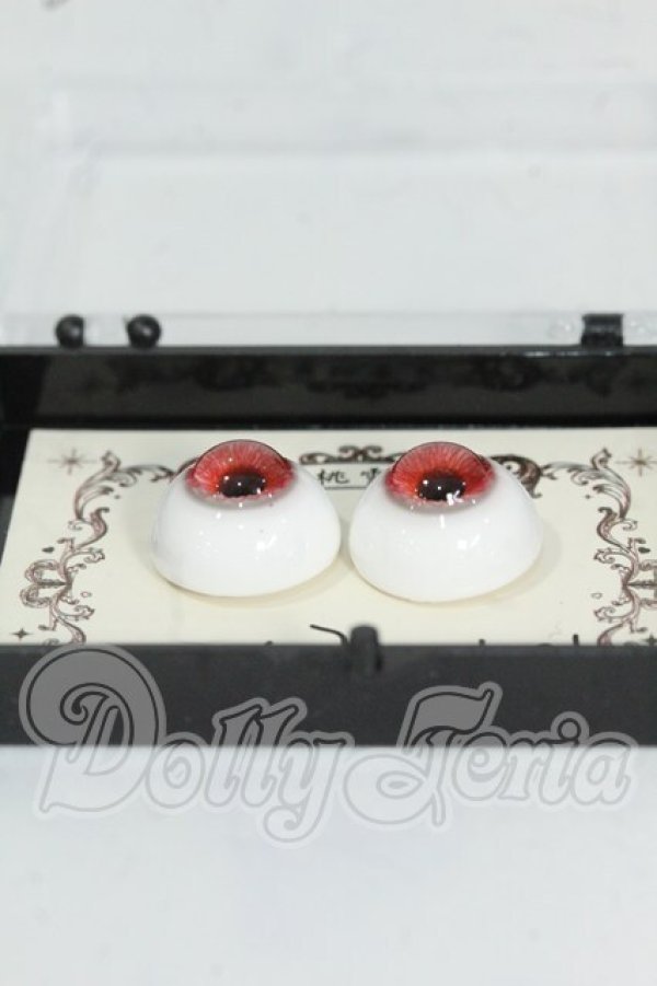 画像2: 14mm/蜜桃雪笑様製 レジンアイ Y-26-06-09-045-WT-ZY (2)