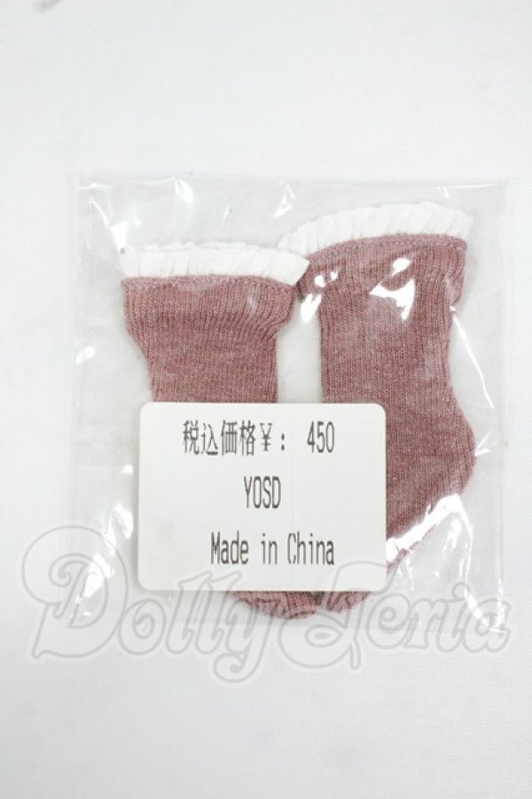 画像1: 幼SD/OF:靴下 Y-26-06-09-091-WT-ZY (1)