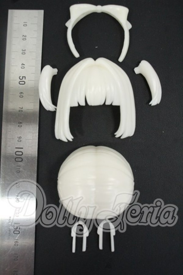 画像2: MOOWOOART/糖指数100%/未塗装ヘアパーツ:ストロベリーマカロン Y-26-06-16-041-WT-ZY (2)