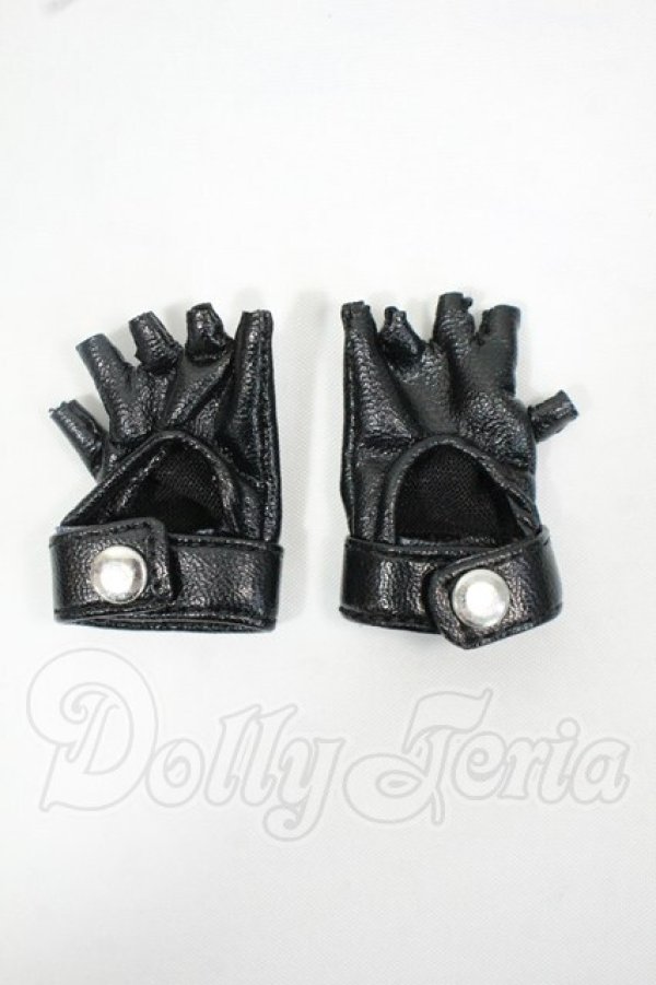 画像1: 40cmサイズドール/OF:DOLK SELECT:指ぬきレザーグローブ Y-26-06-16-236-WT-ZY (1)