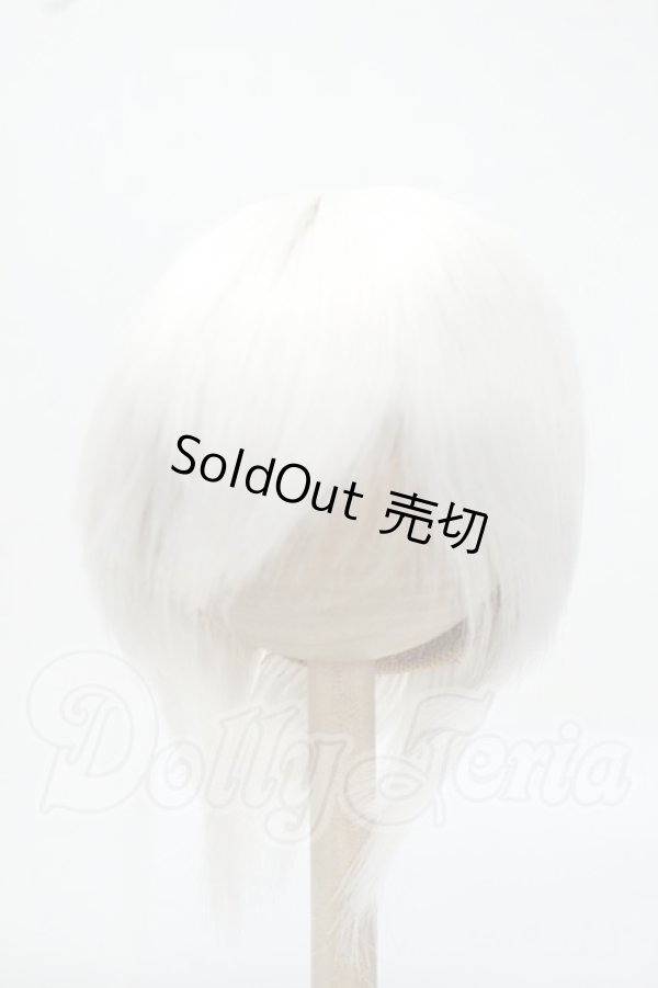 画像1: 8inch/BJD CROBI製 ウィッグ Y-26-07-14-052-WT-ZY (1)