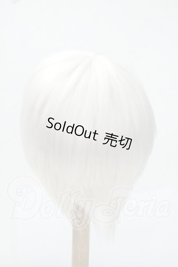 画像2: 8inch/BJD CROBI製 ウィッグ Y-26-07-14-052-WT-ZY (2)