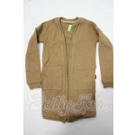 画像: SD17B/OF:TTYA製 Natural Deep Slit Long Cardigan(Brown) Y-26-07-14-070-WT-ZY