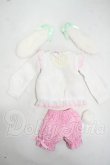 画像1: MDD/OF：天使のころも：ピーチシロップうさぎ・ミニ Y-26-07-21-041-WT-ZY (1)