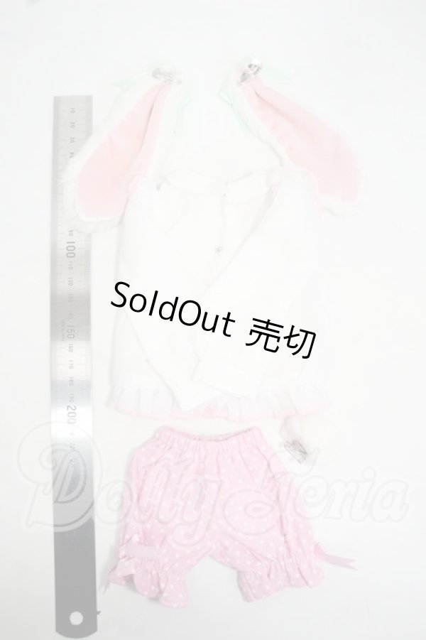 画像2: MDD/OF：天使のころも：ピーチシロップうさぎ・ミニ Y-26-07-21-041-WT-ZY (2)