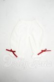 画像1: MDD/OF:ドロワーズ(白・赤リボン)・ミニ/DD/OF Y-26-07-21-044-WT-ZY (1)