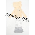 画像: MDD/クマ耳パーカーセット・ミニ Y-26-07-21-056-WT-ZY