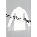 画像: SD/OF：ハイネックリブニットワンピース（白） Y-26-07-21-022-WT-ZY