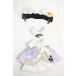画像: オビツ11/OF:RE:VANILLA*様製 黒猫へドレ+お菓子のラインワンピ♪ Y-26-07-28-011-WT-ZY