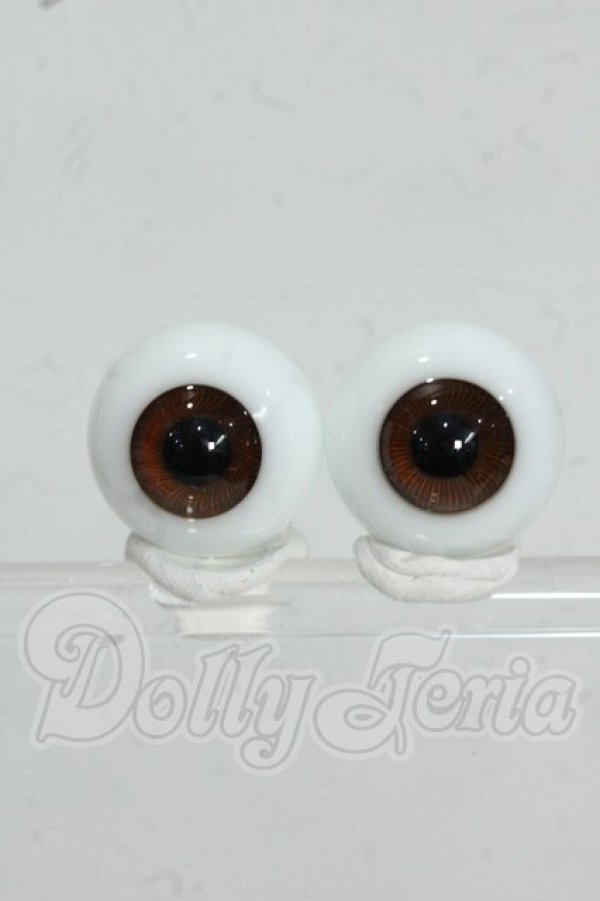 画像1: 16mm/Hand Glass Craft製 グラスアイ Y-26-07-28-083-WT-ZY (1)