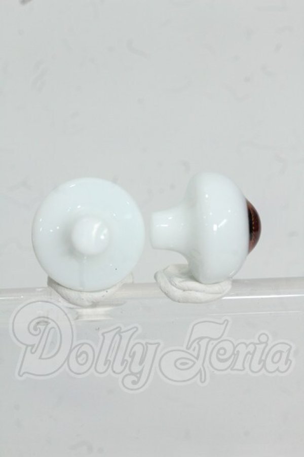 画像2: 16mm/Hand Glass Craft製 グラスアイ Y-26-07-28-082-WT-ZY (2)