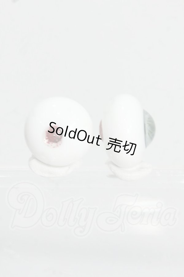 画像2: 16mm/硝子屋Rosa様製 グラスアイ Y-26-08-11-090-WT-ZY (2)