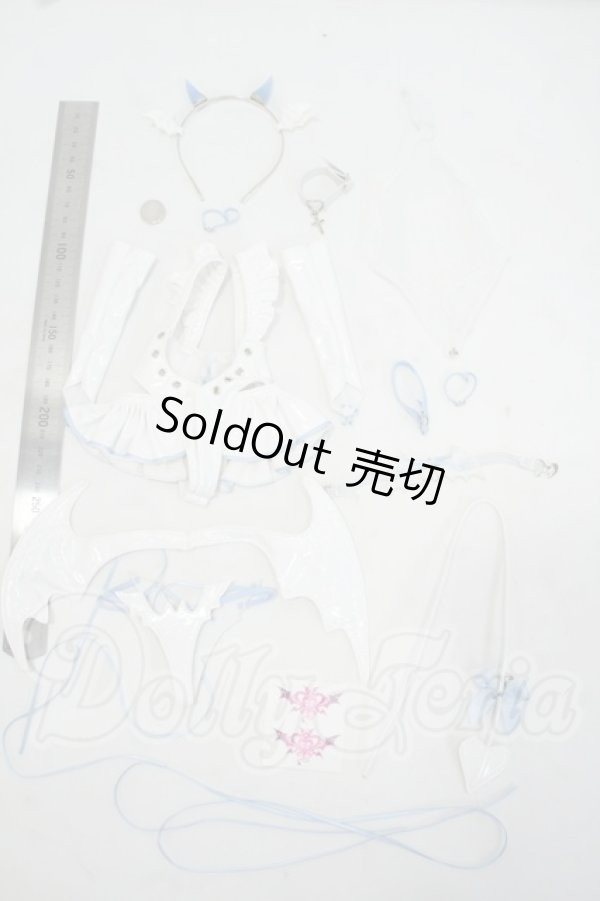 画像2: MDD/OF:サキュバス風エナメル衣装セット Y-26-08-04-168-WT-ZY (2)