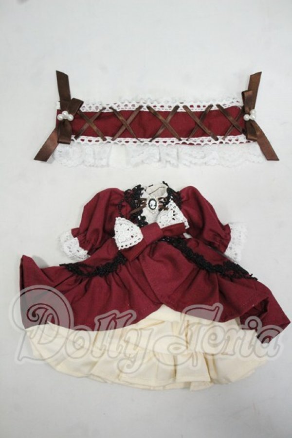 画像1: ネオブライス/OF:grace まーのハンドメイドドレス様製 こっくり重厚感のアンティーク風ドレス Y-26-08-18-357-WT-ZY (1)