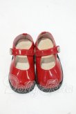 画像1: azone/OF:SAR019-RED ストラップシューズ Y-26-08-25-030-WT-ZY (1)