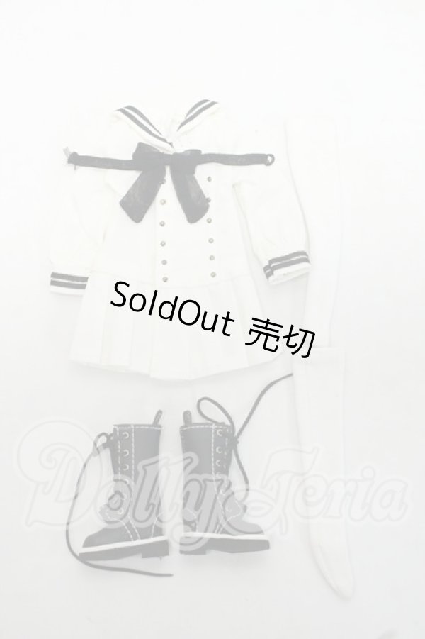 画像1: azone/OF:PNXSギムナジウムセーラーワンピset Y-26-08-25-040-WT-ZY (1)