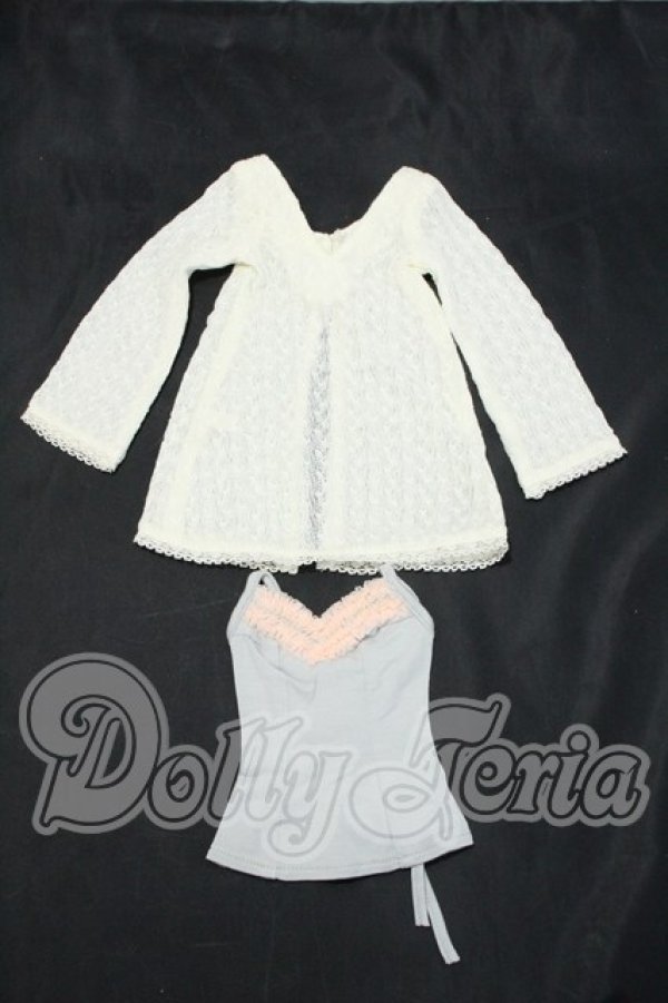 画像1: DDdy/OF：ベビーピンクスカートコーデ Y-26-08-25-239-WT-ZY (1)