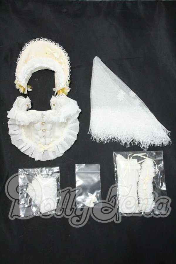 画像7: MDD/OF:M+V STUDIO様製 Wedding Veil Dress(white) 40cm(MDD) Y-26-08-25-238-WT-ZY (7)