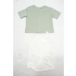 画像: SD/OF:NJP刺繍ロゴTシャツセット(マッチャ) Y-26-09-08-113-WT-ZY
