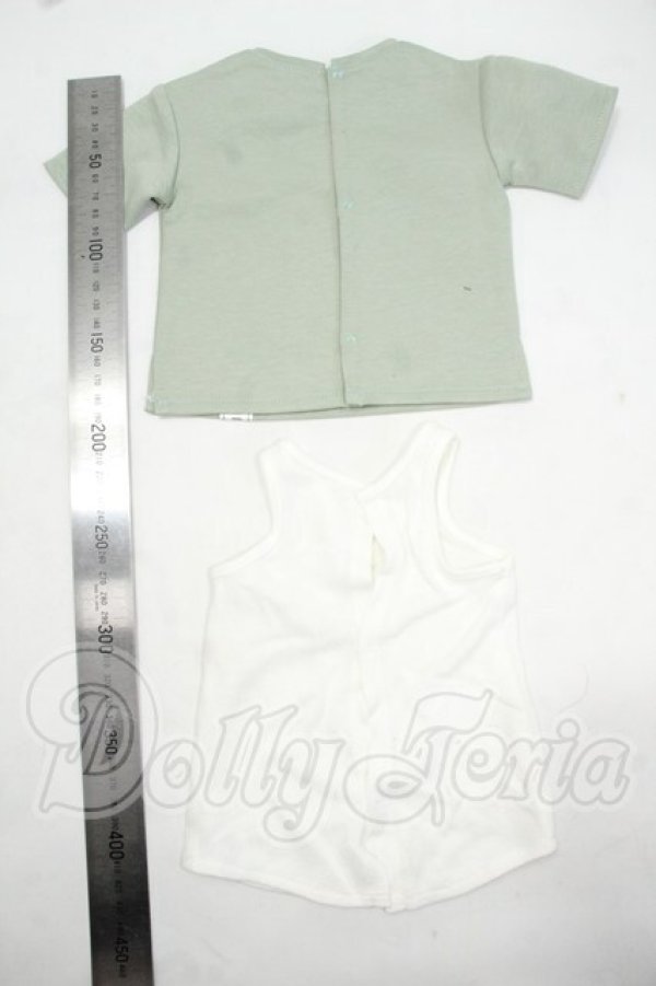 画像2: SD/OF:NJP刺繍ロゴTシャツセット（マッチャ） Y-26-09-08-113-WT-ZY (2)