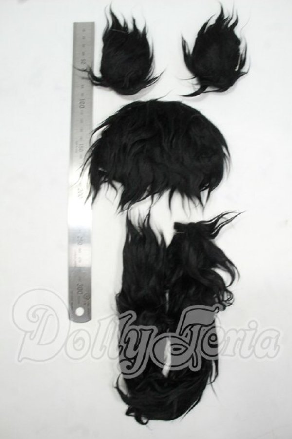 画像2: 9-10inch/ウィッグ Y-26-09-08-100-WT-ZY (2)