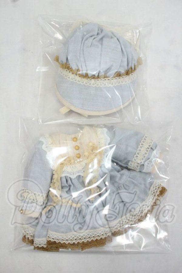 画像1: 30cmドールサイズ/OF:ChicaBi Bebe Custard cream(Indie blue) Y-26-09-29-340-WT-ZY (1)
