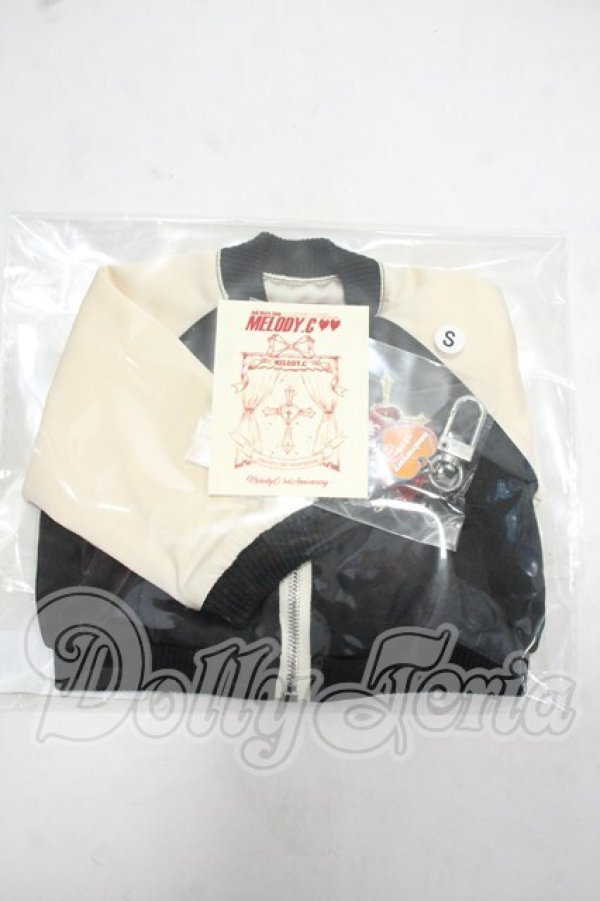 画像1: MSD＆SDM/OF:チャーム付き刺繍スカジャン Melody.C様製 Y-26-10-06-288-WT-ZY (1)