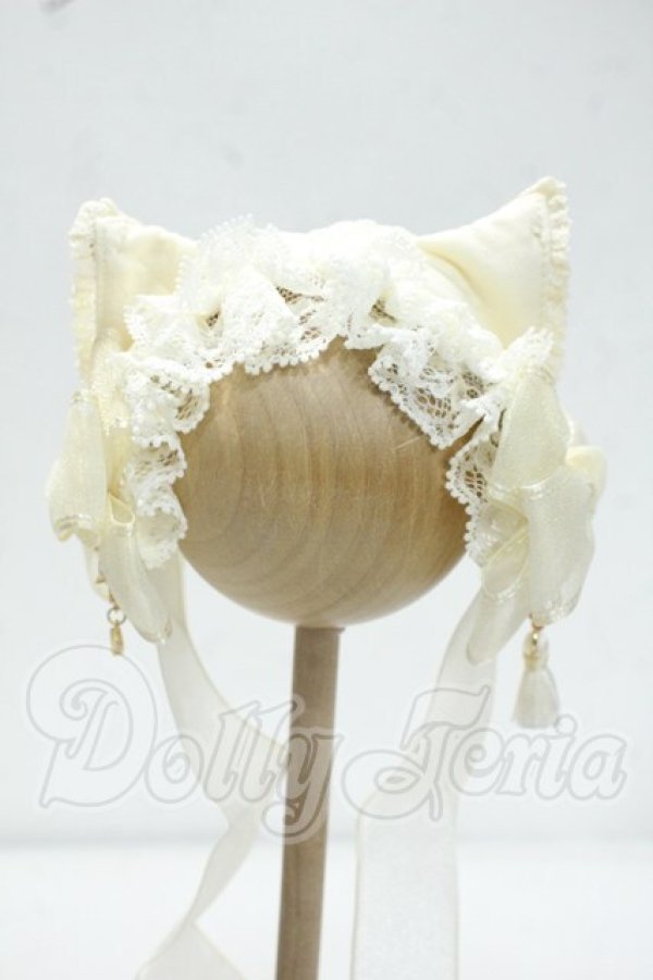 画像3: SD＆DD/OF:MELODY.C様製Holy Luna 2.0 猫耳ヘッドドレス Y-26-10-06-336-WT-ZY (3)