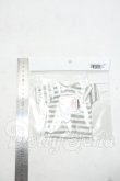 画像2: SDM&MSD/OF:ボーダーTシャツ・ミニ(グレー) Y-26-10-20-081-WA-ZY (2)