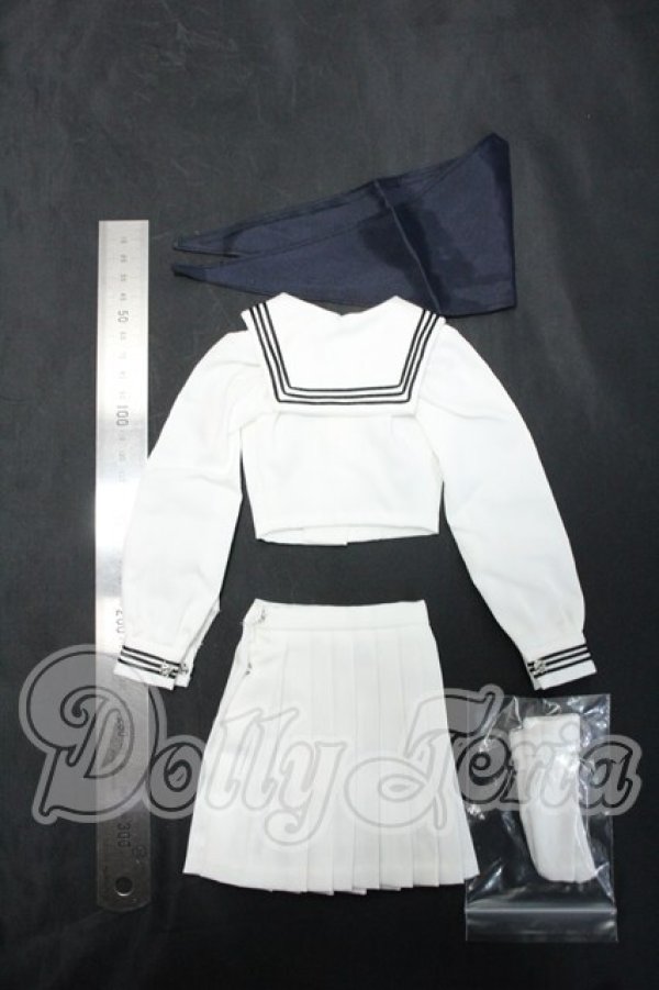画像2: DD/OF:いちご屋様製 胸当て付きセーラー服(合服) Y-26-10-27-043-WA-ZY (2)