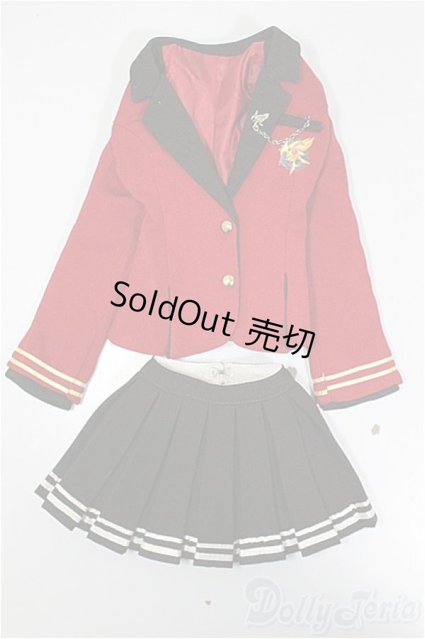 画像1: DD/OF:賭ケグルイ風 ジャケット スカート アカ/0 A-26-02-04-295-NY-ZA (1)