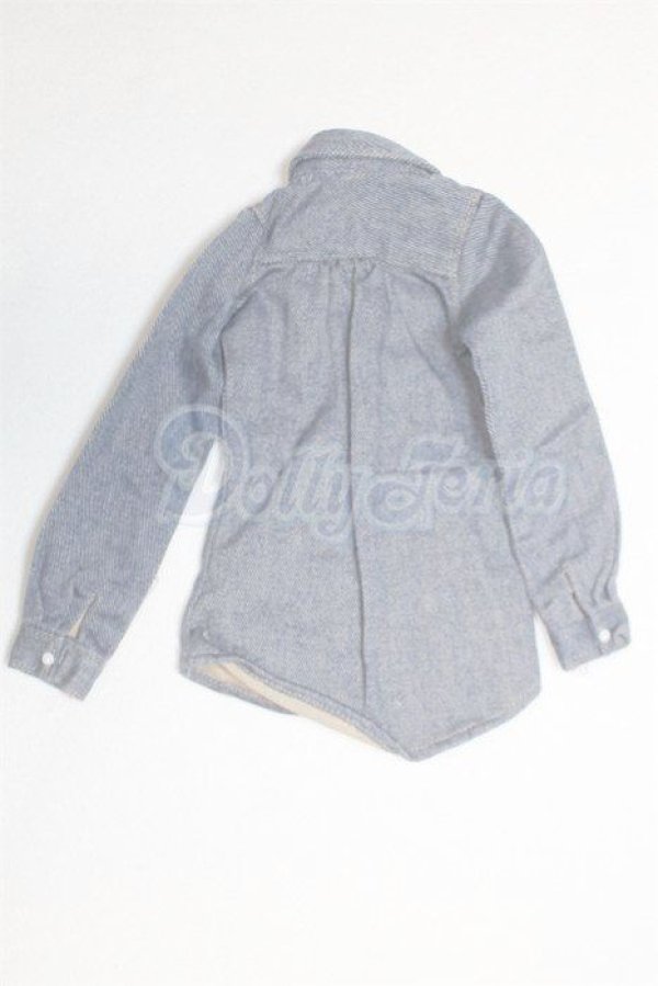 画像2: azone/OF:50ｃｍデニムシャツ ブルー/0 A-26-02-18-084-NY-ZA (2)