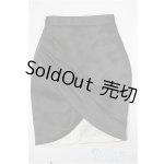 画像: DD/OF: サテンタイトスカート ブラック/0 A-26-02-04-296-NY-ZA