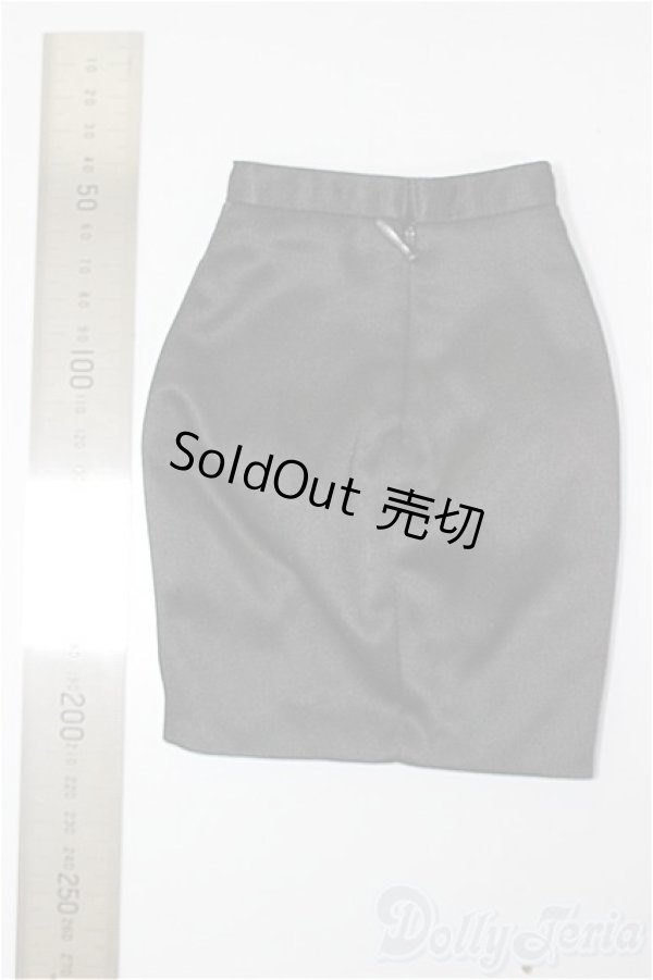 画像2: DD/OF: サテンタイトスカート ブラック/0 A-26-02-04-296-NY-ZA (2)